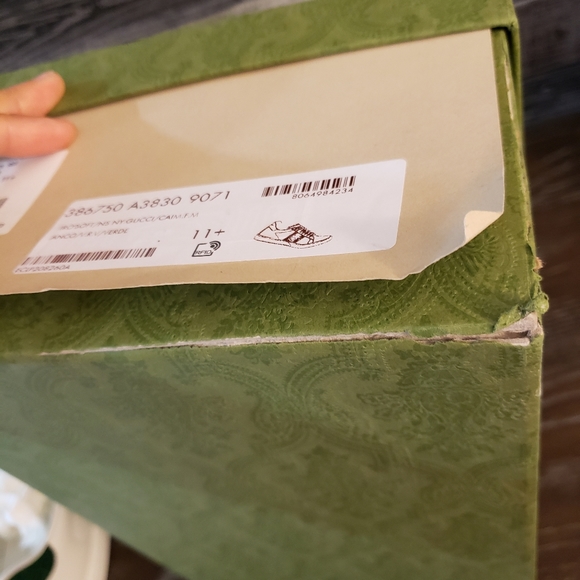 **SOLD **SOLDGucci Mens White Ace Shoes Gucci size 11.5 *READ DETAILS* Authentic - Picture 12 of 16